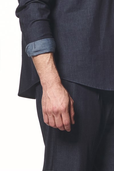 Yumuşak Dokulu Hafif Denim Gömlek