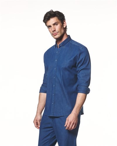 Yumuşak Dokulu Hafif Denim Gömlek