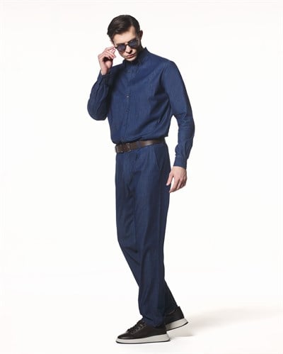 Yumuşak Dokulu Hafif Denim Pantolon