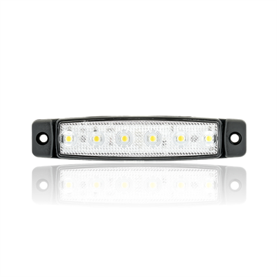 12V 6 Ledli Kırmızı Parmak Lamba - SBB12R6