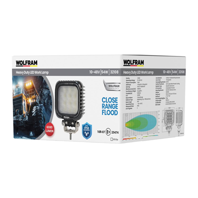 Wolfram Sarsıntıya Dayanlıklı Ağır Hizmet Led Çalışma Lambası - WOLFRAM 32108