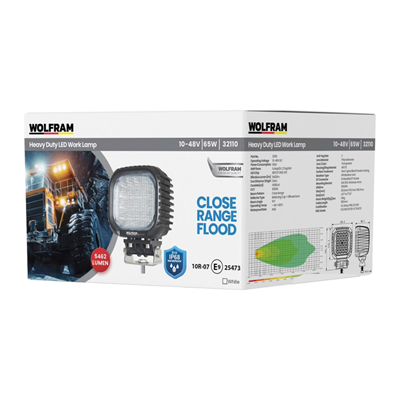 Wolfram Sarsıntıya Dayanlıklı Ağır Hizmet Led Çalışma Lambası - WOLFRAM 32110