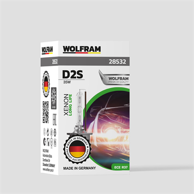 D2S Xenon Ampul Standart Işık Uzun Ömür 12V 35W - WOLFRAM 28532