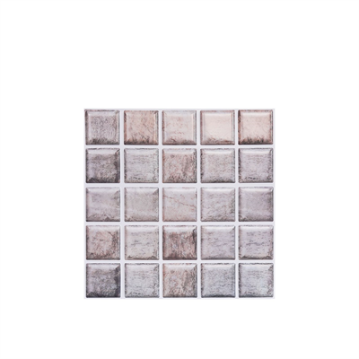 30X30 cm Kendinden Yapışkanlı Duvar,banyo,tezgah Arası Kaplama Kare Taş Desenli