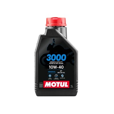 Motul 3000 10w40 1 Litre 4 Zamanlı Motorsiklet Motor Yağ 2026 Üretim