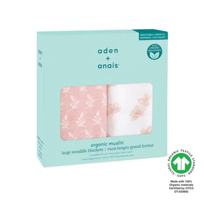 Aden & Anais - Earthly 2li Organik Pamuklu Müslin Set