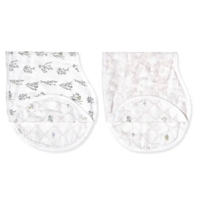 Aden & Anais - French Floral 2li İpek Omuz Örtüsü Set