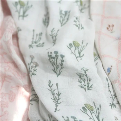 Aden & Anais - French Floral 3lü İpek Yumuşak Kundak Set
