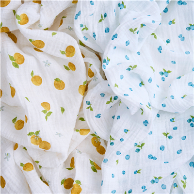 Aden & Anais - Fresh Fruit 2li Organik Pamuklu Müslin Set