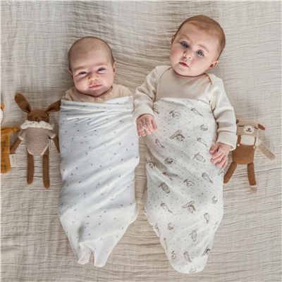 Aden & Anais - Healing Nature 2li İpek Yumuşak Kundak Set