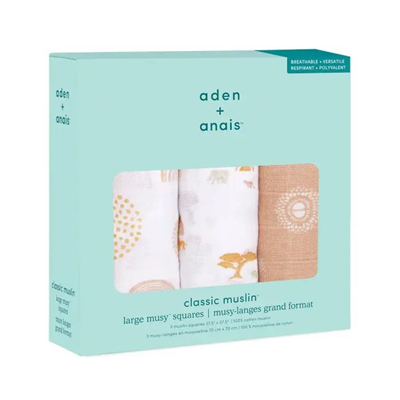 Aden & Anais - Keep Rising 3lü Müslin Set