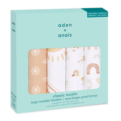 Aden & Anais - Keep Rising 4lü Kundak Set