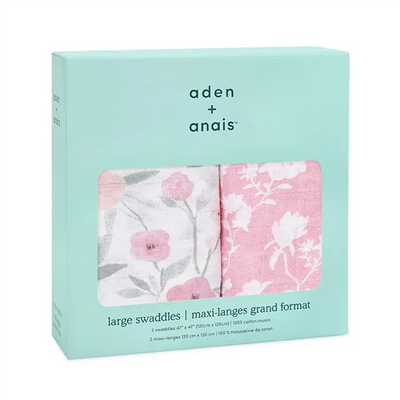 Aden & Anais - Ma Fleur 2li Organik Kundak Set
