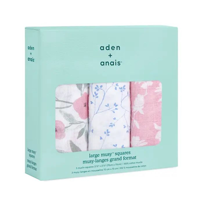 Aden & Anais - Ma Fleur 3lü Müslin Set