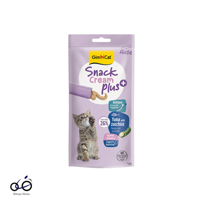 Gimcat Snack Cream Ton Balıklı & Kabaklı Yavru Kedi Ödülü 6x15gr