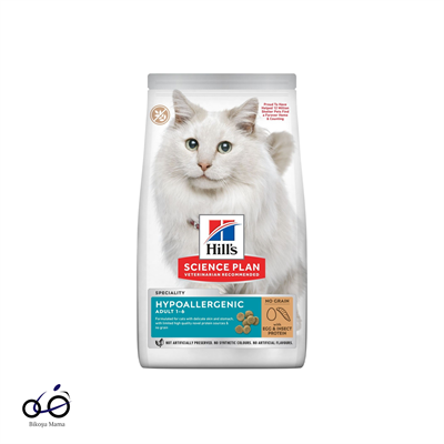 Hill's SCIENCE PLAN Hipoalerjenik Yumurta ve Böcek Proteinli Tahılsız Yetişkin Kedi Maması