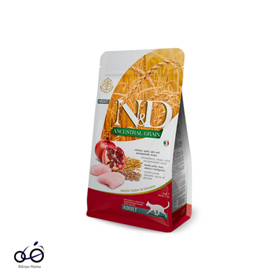 N&D Ancestral Grain Tavuklu ve Narlı Ata Tahıllı Yetişkin Kedi Maması