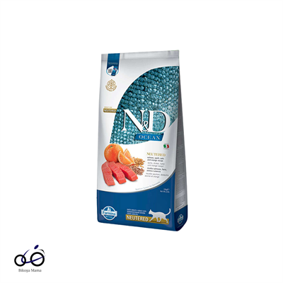 N&D Ocean Somonlu ve Portakallı Ata Tahıllı Kısırlaştırılmış Kedi Maması 10kg