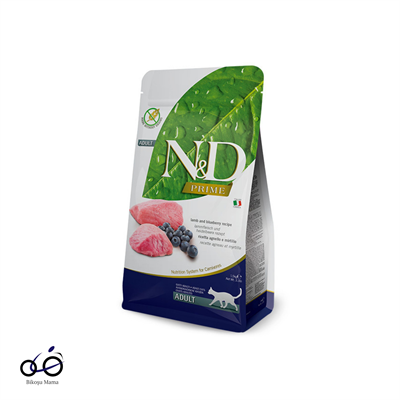 N&D Prime Kuzu Etli ve Yaban Mersinli Tahılsız Yetişkin Kedi Maması