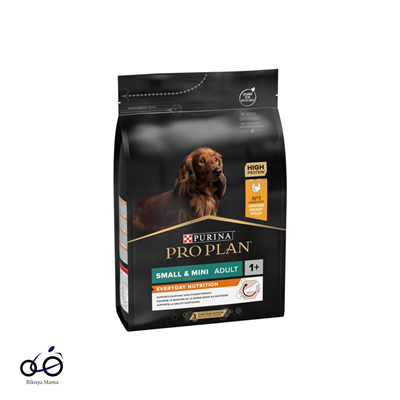 Pro Plan Small & Mini Tavuklu Küçük Irk Yetişkin Köpek Maması 3 kg paketi.