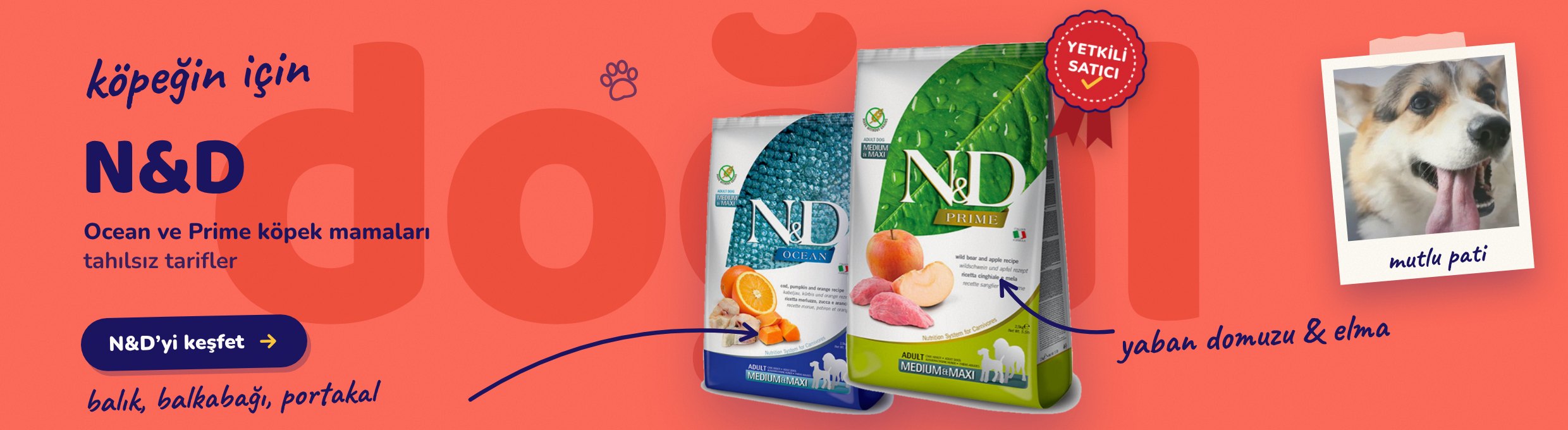 N&D Ocean ve Prime tahılsız köpek mamaları