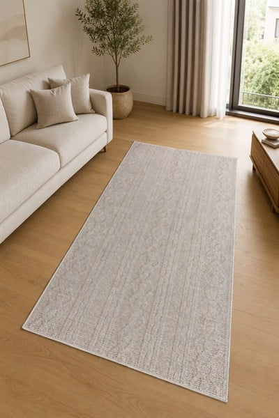 Kaymaz Taban Makinede Yıkanabilir Dijital Baskılı Şönil Dokuma Kilim
