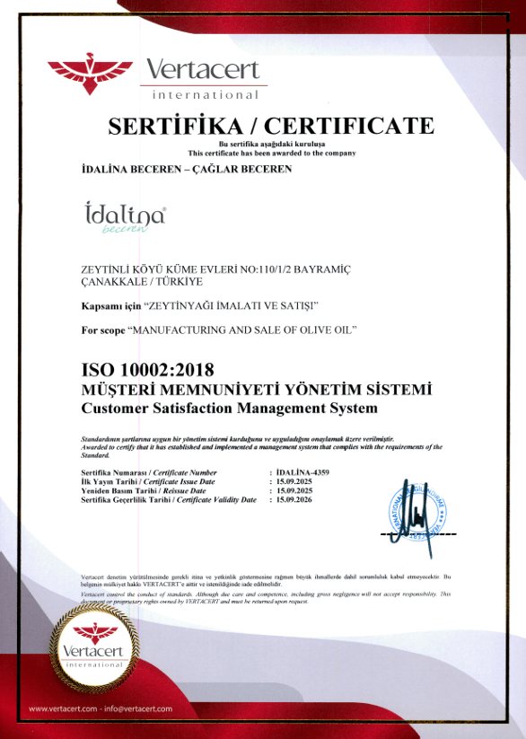 Sertifika 8