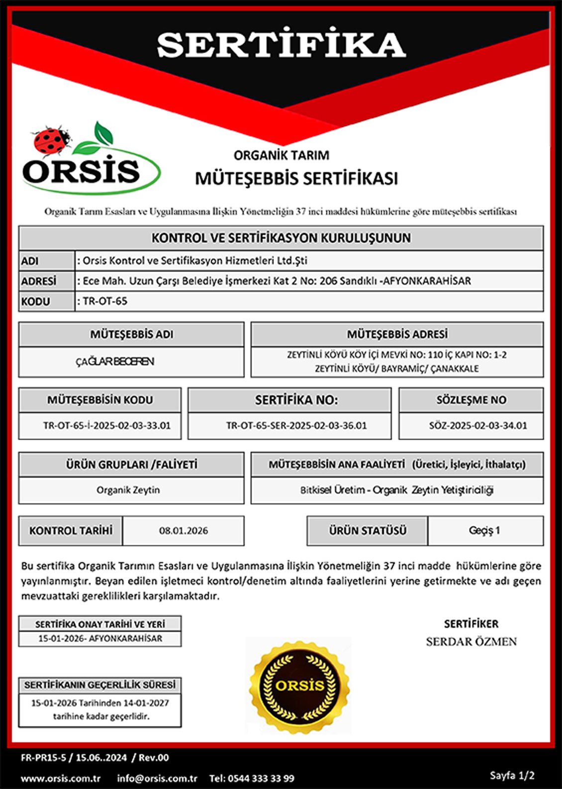 Sertifika 7