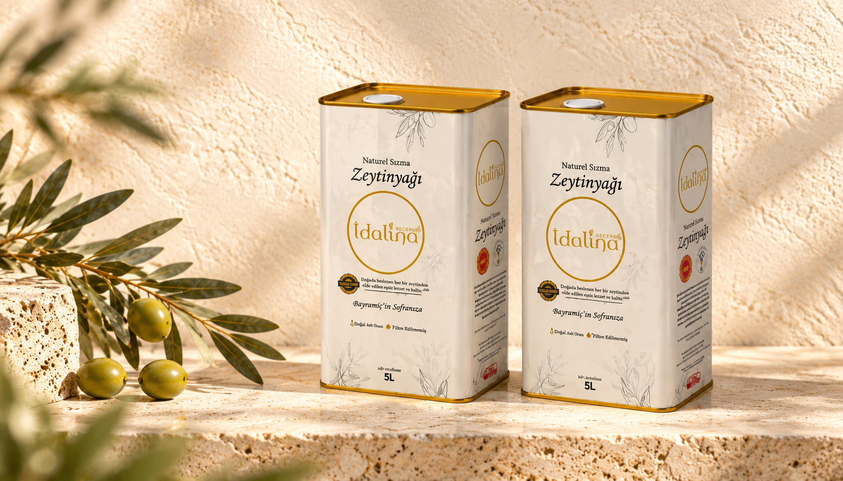 İlk Gün Hasat zeytinyağı 5 L 2’li paket