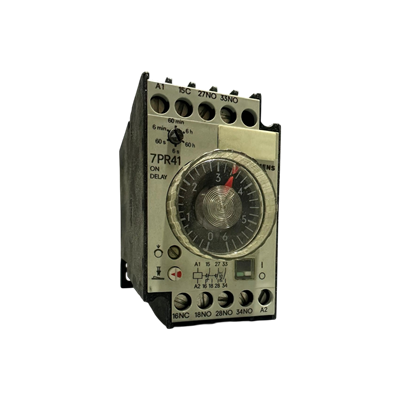 Siemens 7PR4140-6PH10 Zaman Rölesi 110/120V 0.15sn–60saat Gecikmeli Çekme