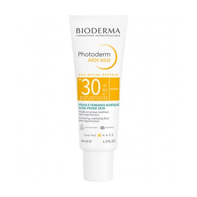 Bioderma Photoderm AKN Mat Sivilce Karşıtı SPF30+ Güneş Kremi 40 ml