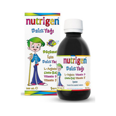 Nutrigen Portakal Aromalı Balık Yağı Şurubu 200 ml