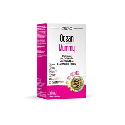 Orzax Ocean Mummy Omega 3 Multivitamin 30 Kapsül