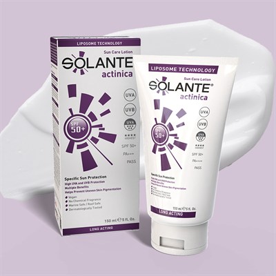 Solante Actinica Sun Care Lotion Çok Hassas Ciltler İçin SPF50+ Güneş Kremi 150 ml