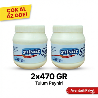470 gram YILSÜT Şavak Tulum Peyniri (2 adet)