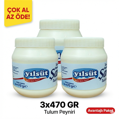 470 gram YILSÜT Şavak Tulum Peyniri (3 adet)