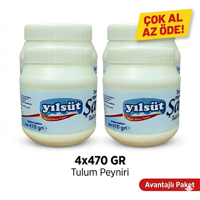 470 gram YILSÜT Şavak Tulum Peyniri (4 adet)