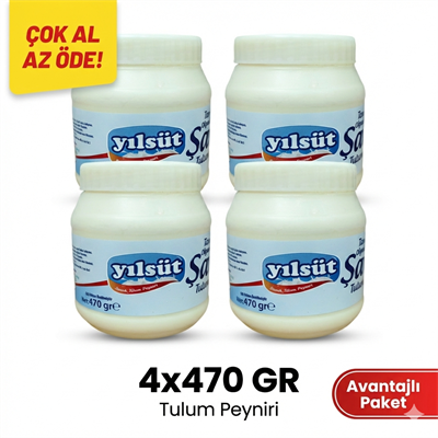 470 gram YILSÜT Şavak Tulum Peyniri (4 adet)