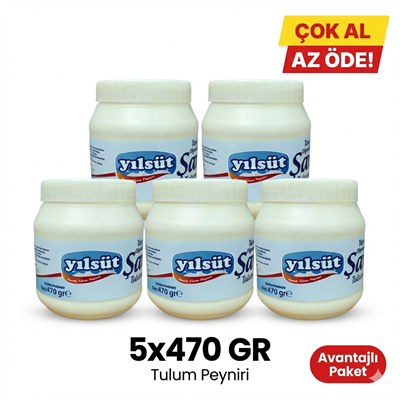 470 gram YILSÜT Şavak Tulum Peyniri (5 adet)