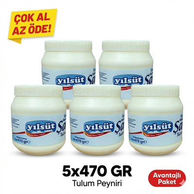 470 gram YILSÜT Şavak Tulum Peyniri (5 adet)