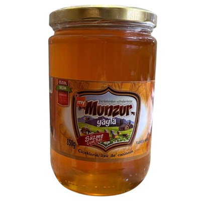 850 gram Munzur Yayla Çiçek Balı (Cam Kavanoz) 