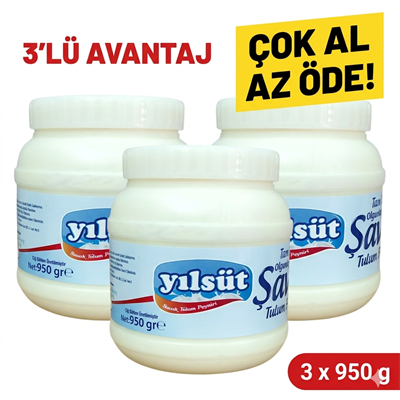 950 gram YILSÜT Şavak Tulum Peyniri (3 adet)