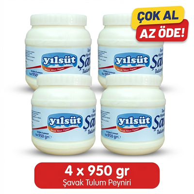 950 gram YILSÜT Şavak Tulum Peyniri (4 adet)