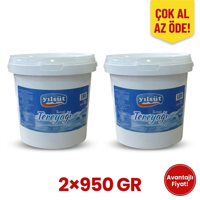 950 gram YILSÜT Tuzsuz Tereyağı (2 Adet)
