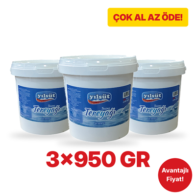950 gram YILSÜT Tuzsuz Tereyağı (3 Adet)