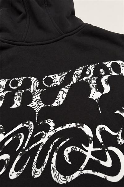 Bandana Desenli Kapüşonlu Sweatshirt