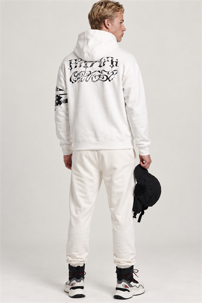 Bandana Desenli Kapüşonlu Sweatshirt