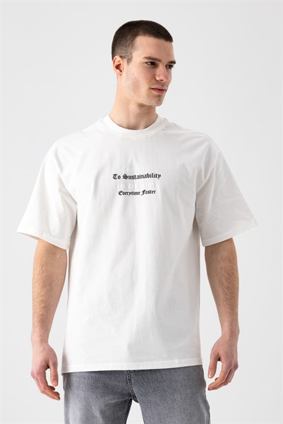 Kuş Baskılı T-Shirt