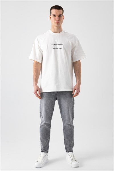 Kuş Baskılı T-Shirt