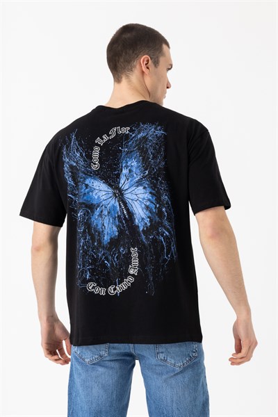 Butterfly Baskılı T-Shirt